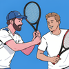 1 on 1 Tennis 免费在线网页游戏